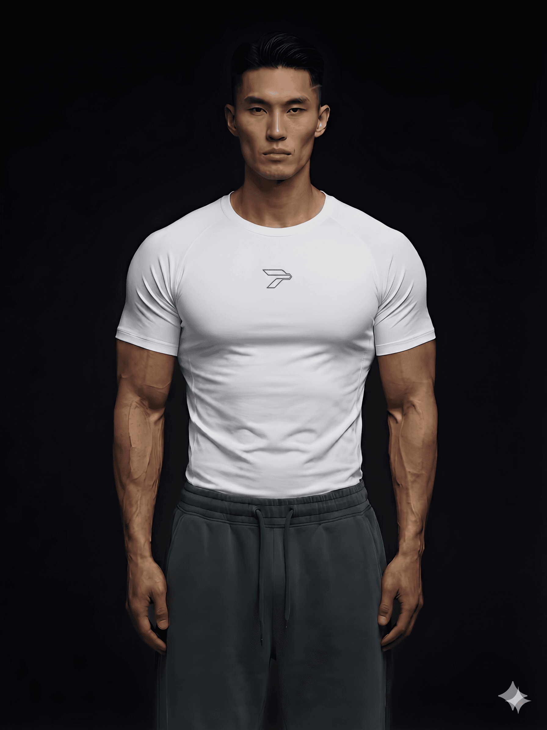COMPRESSION HALF SLEEVE White